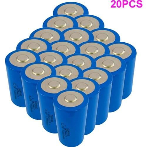 20PCS CR34615 Li-MnO2 Batteries D Size 34615 3.0V 12000MAH Non-rechargeable Batteria lithium battery Automotive electronics