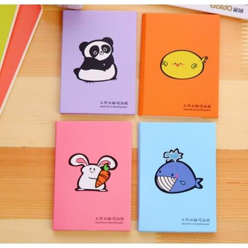 50 Sheets Make Up Oil Absorbing Blotting Facial Face Clean Paper Beauty