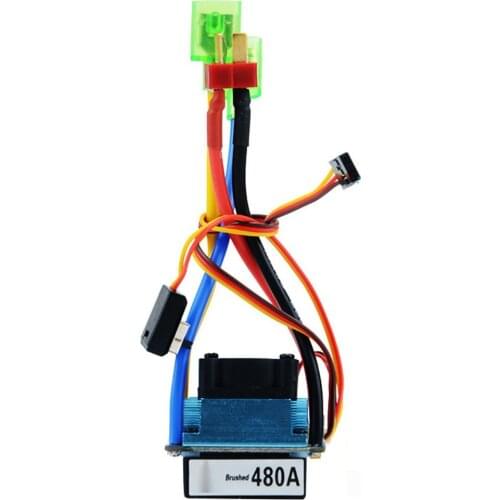 480A Remote Control Car And Ship Waterproof ESC One Tow Two Brushed ESC Air-cooled Water-cooled Dustproof