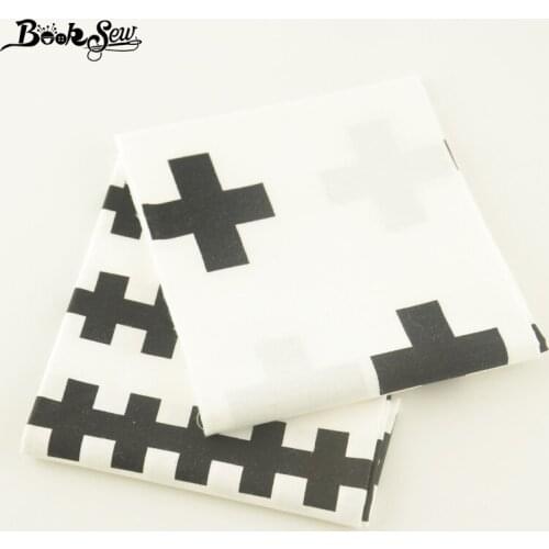 Booksew Cotton Twill Fabric Fat Quarter Bundle 2pcs/lot 50x100cm Sewing Cloth Tecido Tela For Patchwork Bedding Set Scrapbooking