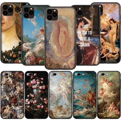 T139 Paintings The Birth Of Venus Silicone Soft Case for iPhone 12 Mini 11 Pro XS Max XR X 8 7 6 6S Plus 5 5S SE 2020
