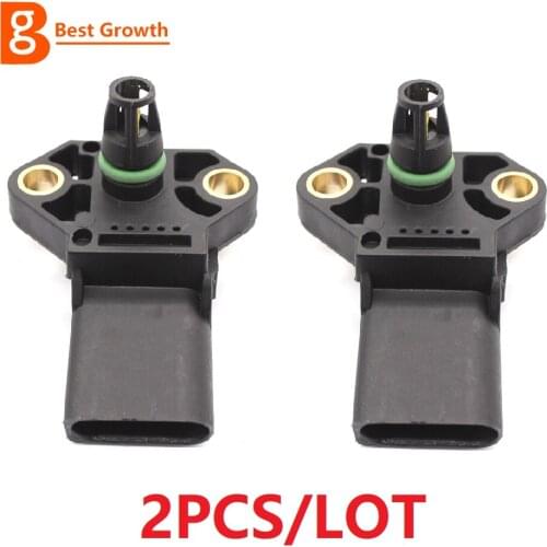 2PCS Intake Pressure MAP Sensor 95560618010 -0281002401 BG001Y072 for PORSCHE CAYENNE (955) 3.0 TDI 2002-2010