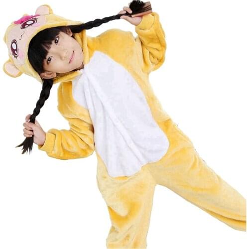 Kigurumis Animal Monkey Kids Anime Cosplay Costume Funny Suit School Party Student Play Games Onesies Performance Fancy