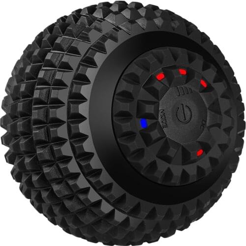 Electric Massage Ball 4-Speed Vibrating Massage Ball USB Rechargeable Massage Roller Training Yoga Fitness Foam Roller