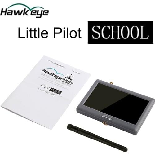 Hawkeye Little Pilot 5.8G FPV Monitor 4.3 inch 48CH FPV HD Monitor Auto Channel searching Built-in battery for RC FPV Drone Car