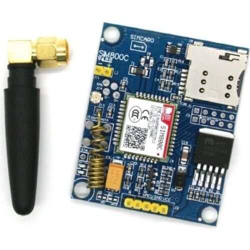 SIM800C Development Board GSM GPRS Module Support Message Bluetooth TTS DTMF Quad-Band Alternative SIM900A With Glue Stick RC