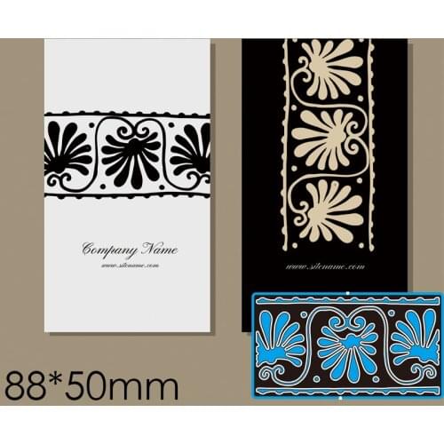Metal Cutting Dies Floweral Card New Scrapbook Paper Decoration Template Embossing DIY Paper Card Craft 88*50mm