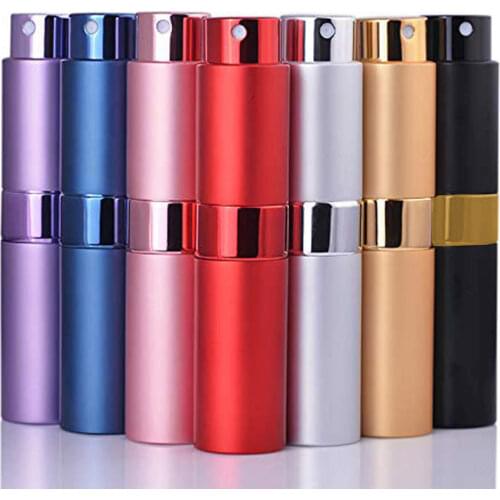 15ml Portable Refillable Perfume Bottles Empty Perfume Alcohol Spray Bottle Rotatable Perfume Atomizer Mini Erfume Botttle
