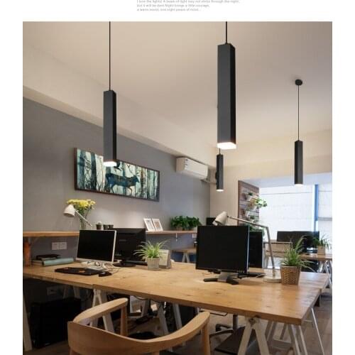 Fashion Black Metal chandelier Good Quality Simple lighting fixture Modern Fashion Lamps One Piece Dining Room Bar Lighting F