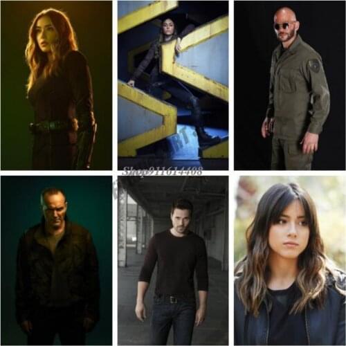 Nordic Posters and Prints Marvel Wall Art Canvas Painting ROOM Decor Pictures for Home Decoration S.H.I.E.L.D. Agent SuperHero