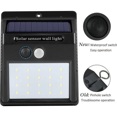 LED flashlight outdoor sensor wall waterproof solar garden street light sensor automatically lamp motion public road Night blubs