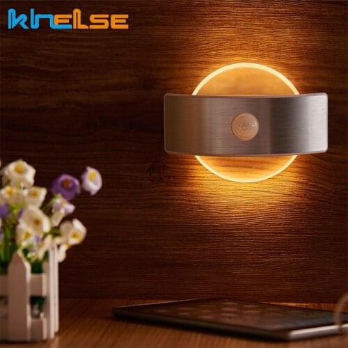 Motion Sensor Smart Home Night Lamp Auto On/Off For Bedroom Stairs Cabinet Wardrobe Wall Night Lamp Stair Closet Lights