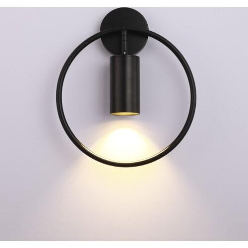 Newest Gold Simple LED Wall Lamps for Study Living Room Bedroom Bedside Aisle Corridor Iron Aluminum Lights Indoor Lights
