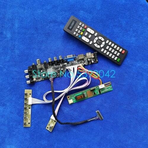 Fit LTN150XB-L01/L02/L03 1024*768 digital signal 3663 30-Pin LVDS AV USB 1CCFL DVB-C LCD display controller drive card kit
