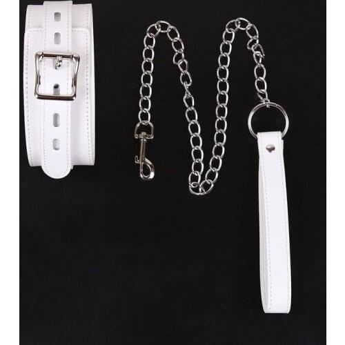 Couple Sex Products Bondage Bdsm Women Submissive Sex Leash Slave Collar Harness Pu Leather Erotic Toys Products Adjustable Hot
