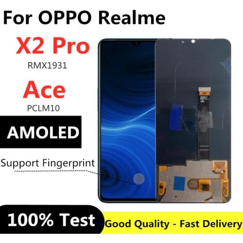 For OPPO Realme X2 Pro RMX1931 LCD Display Screen Touch Panel Screen Digitizer For OPPO MX1931 LCD