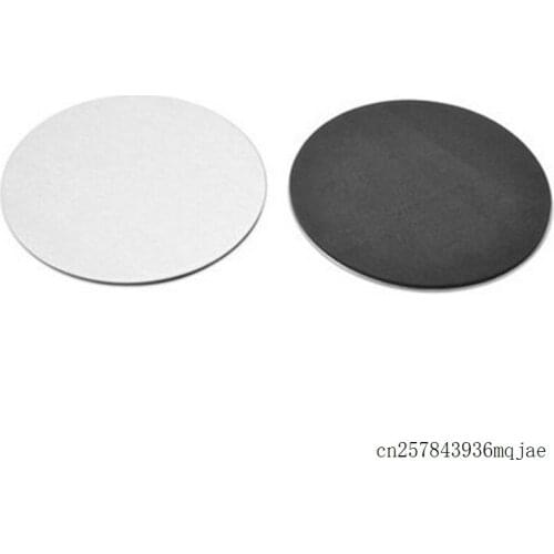 100pcs Coffee Cup Coasters Insulated Heat Mat With EVA Backing Stainless Steel Round Home Table Decoration