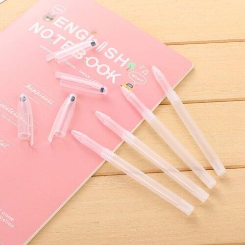 20pcs transparent ballpoint pen shell transparent shell cover simple style cheap pen shell