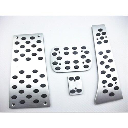 Aluminum Fuel Rest Brake AT Foot Pedals Cover Fit For Lexus GS300 GS350 GS430 GS460 pedales