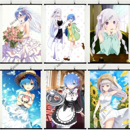 Anime Wall Art Canvas Painting From Zero-based Life In Another World Posters and Prints Room Decor Pictures Home Decoration