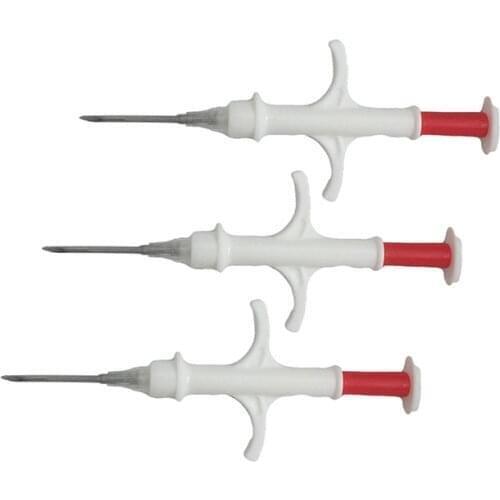 Free shipping 1.25x7mm EM4305 FDX-B standard Animal lifetime tracking microchip transponder for vet with syring 200pcs/lot