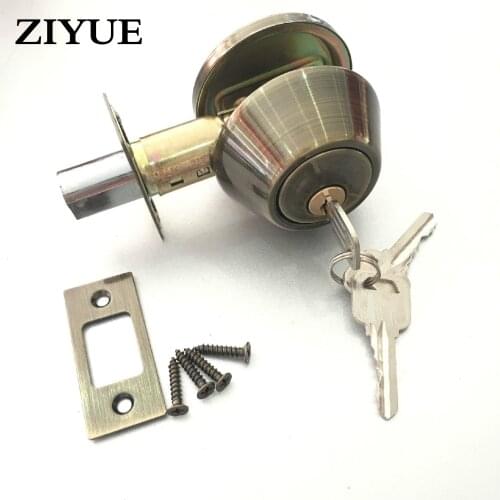 Free Shipping Single Open Deadbolt Lock Auxiliary Stealth Indoor