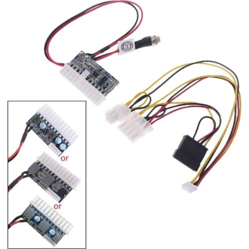 DC 12V Pico ATX Switch PSU Car Auto Mini ITX High Power Supply Module 160W 24Pin S08 Wholesale&DropShip