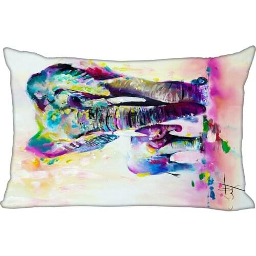 New Elephants Pillow Case Custom Wedding Pillowcase Cover Cases Gift Zippered Rectangle Pillow Case