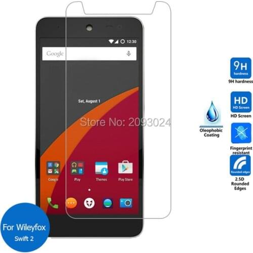 For Wileyfox Swift 2 Tempered Glass Screen Protector Safety Protective Film On Swift2 Plus pelicula de vidro 5.0 inch Guard
