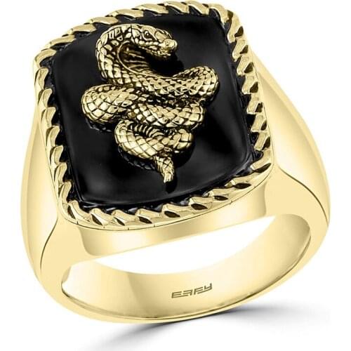 Retro Punk Snake Rings for Men Women Exaggerated Antique Gold Personality Serpent Statement Ring Hip Hop Rock Jewelry