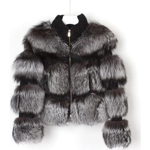 Red fox fur coat female short silver fox big brand festival hair small fragrance real fur coat 2020 autumn and winter new