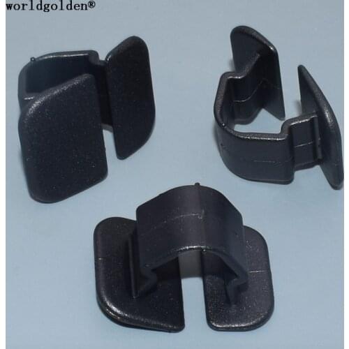 Worldgolden 100pcs plastic clip Insulation Fastener for VW# 8E0863727A,1H5863849