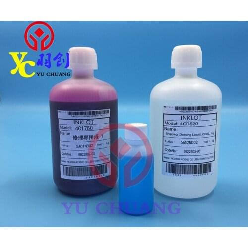 1L Specialized Printhead Cleaning Fluid for Water Based/ECO-solvent Inkjet Printers Moisturizer Fluid Efficient Cleaning Liquid