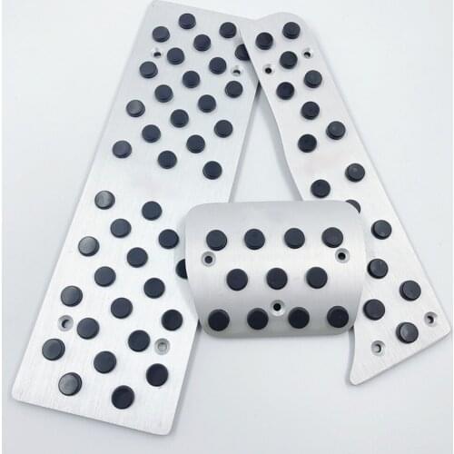 Accessories For Audi A3 2000-2015 Q3 TT AT MT Automatic Manual Pedal Pedales Styling Plate Cover Stickers Brake Pad Plates Pads