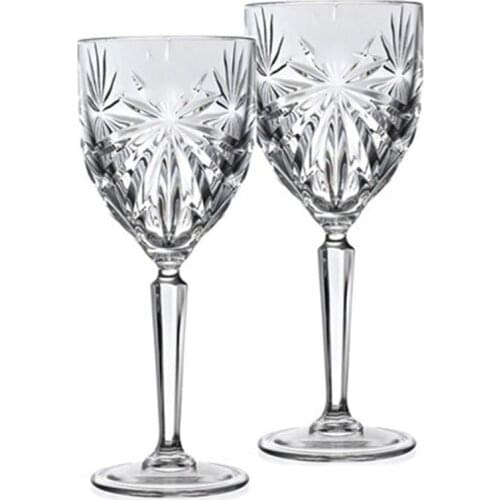 Tall Handcrafted Red or White Wine Glassware Lead-Free Crystal Wine Glasses for Burgundy Pinot Noir Bordeaux