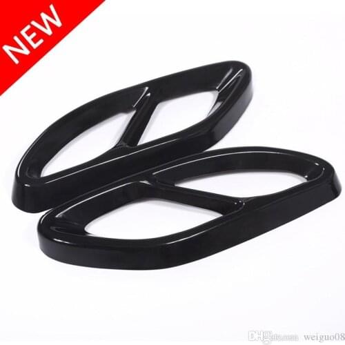 Top Quality For Mercedes Benz GLC A B C EClass W205 Coupe W213 W176 W246 2016-17 Car Accessory AMG Exhaust Cover Trim 304 Steel