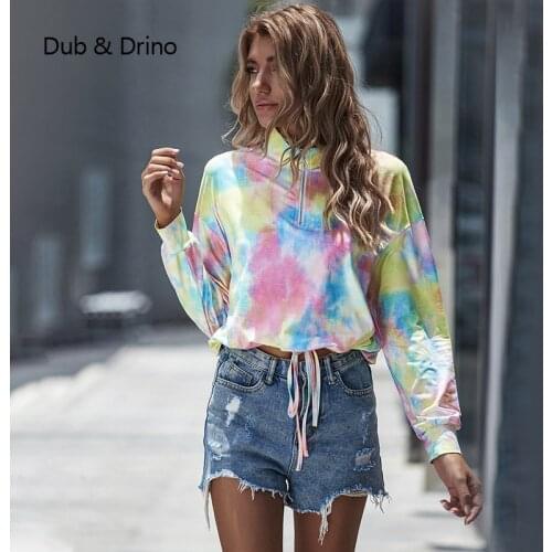 Women Sweatshirts Womens Letter Casual Print autumn Long Sleeve Hoodie Pullover Dyeing Women Sweatshirt Sudadera S-XL