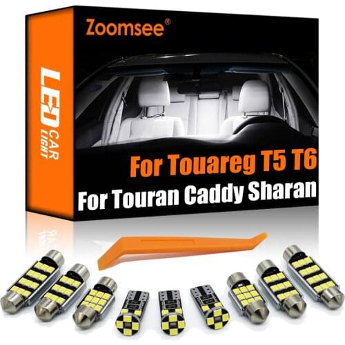 Zoomsee For Volkswagen VW Touareg 7L 7P Touran Caravelle Multivan T4 5 6 Caddy 3 4 Sharan 7M 7N Canbus Auto LED Interior Light