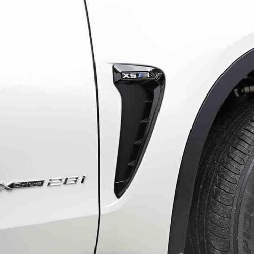 2Pcs For BMW X5 F15 2014 2015 2016 Car Side Air Flow Fender Cover Trim Sticker Decoration Auto Accessories Car-Styling Man