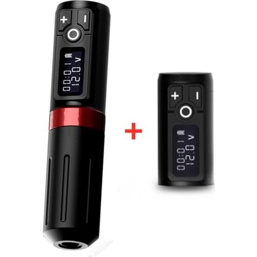 Wireless Tattoo Machine Pen Powerful Coreless Motor 1950mah Battery Pack Portable Professional Tattoo Equipment