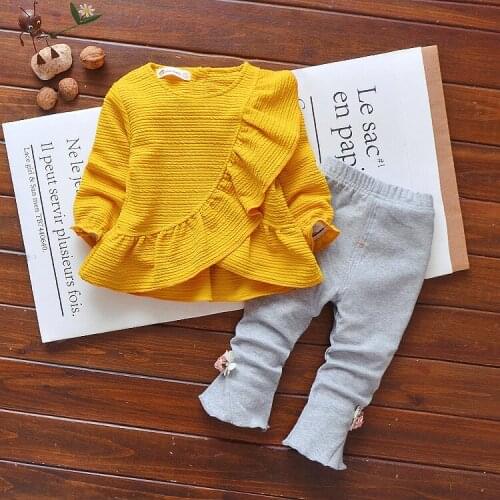 BibiCola 2021 new girls clothes set kids spring autumn clothing butterfly pattern printing hooded tops jacket+pants 2pcs suits