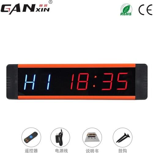 [Ganxin] for 1 Inch Interval Timers Modern Wall Clock Digital Programmable Color Frame Timer