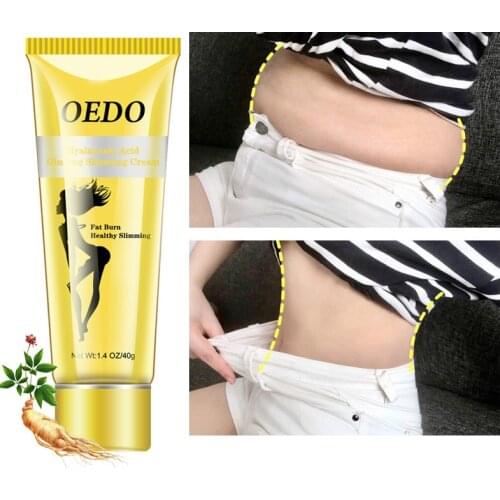 Hyaluronic Acid Ginseng Slimming Cream Reduce Cellulite Lose Weight Burning Fat Slimming Cream Health Care Burning Creams