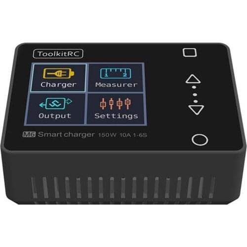 ToolkitRC M6 150W 10A 2-6S Mini Pocket Model Charger Servo Balance Charger for FPV racing drone