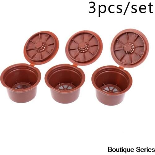 3PCS Reusable Coffee capsules for Caffitaly refillable coffee pods coffee filter