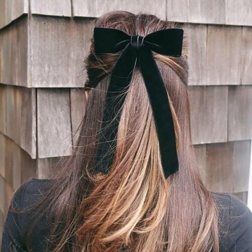 Fashion Hairgrips Big Large Bow Hairpin Women Girls Hair Clips Trendy Hairpin Casual Hair Clip Cute Ribbon Bow Ladies заколки