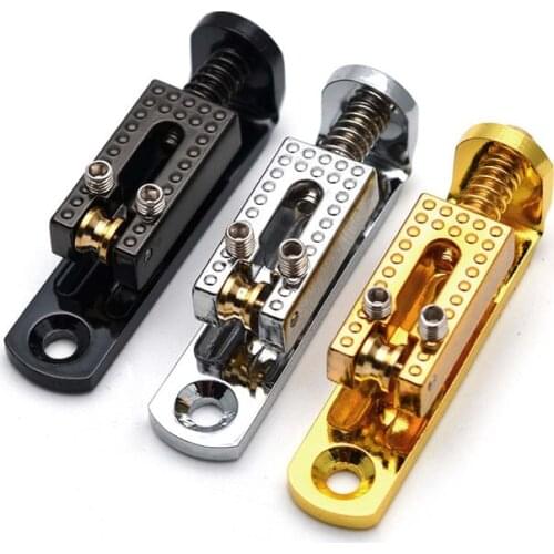 Ohello 1 pc * luxury Solo Single Guitar Roll Bridge w/ Wrench Screw for 3/4/5/6/7/8 String Guitar Cigar Box Banjo Parts