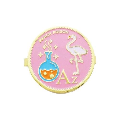 Factory Direct Metal Lapel Pin Hard Enamel Badge Hot Round Zinc Alloy Badge