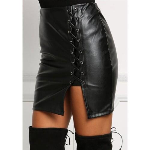 QXSLZQ Slit Pencil Skirts