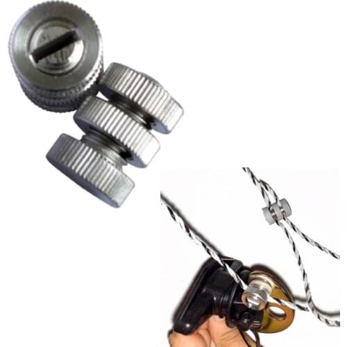 100pcs Electric Fence Wire Connectors Slotted Bolt Type Fencing Wire Aluminium Alloy Connector